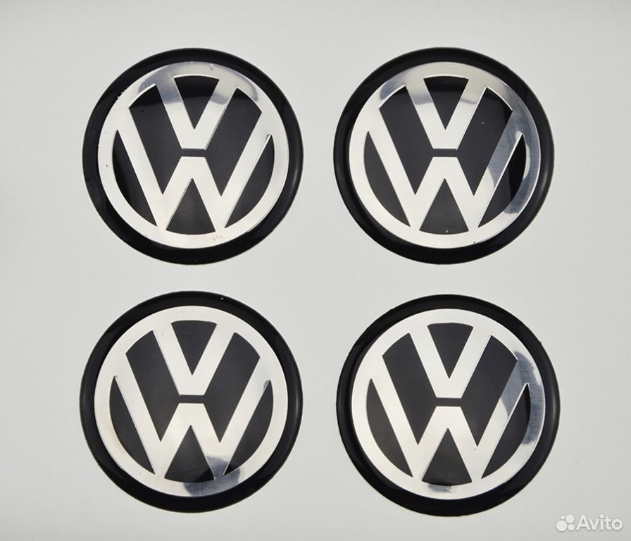 Наклейки на заглушки литых дисков Volkswagen