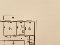3-к квартира, 71.1 м², 4/10 эт.