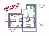 3-к квартира, 80 м², 1/5 эт.