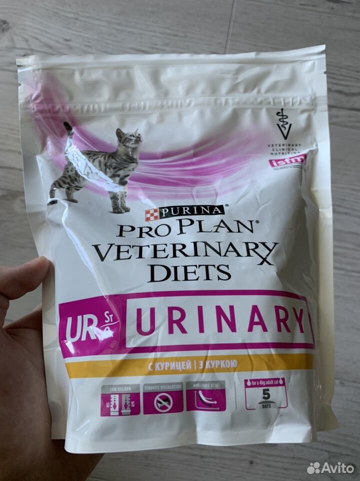 Purina Pro Plan veterinary diets urinary курица купить на Зозу.ру - фотография № 1