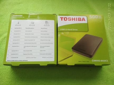 Toshiba Canvio Basics New 500гб внешний HDD