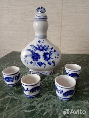 Штоф из гжели