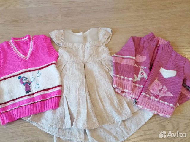 Вещи пакетом на девочку 86-98