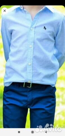 Костюм рубашка hm и брюки 116р