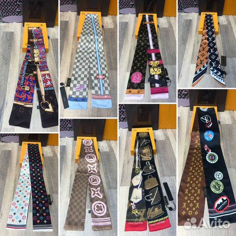 Платок лента твилли на сумку Louis Vuitton