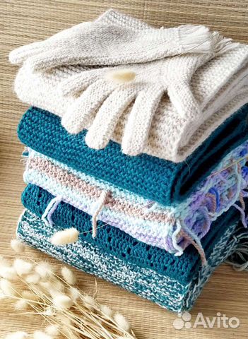 Шарфы длинные,разные. 2 метра Шерсть.Новые