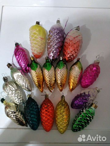 Елочные игрушки времен СССР