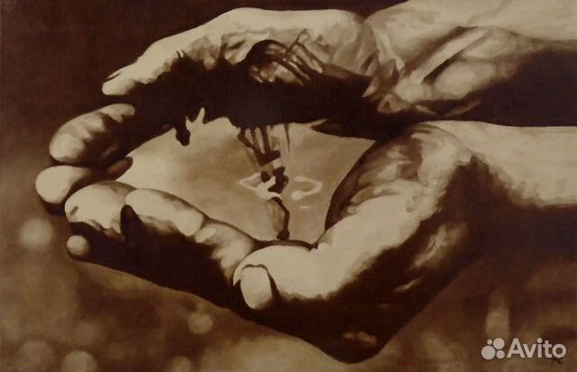 Картина нефтью Подарок нефтянику 