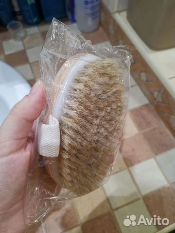 Щетка для массажа мытья новая