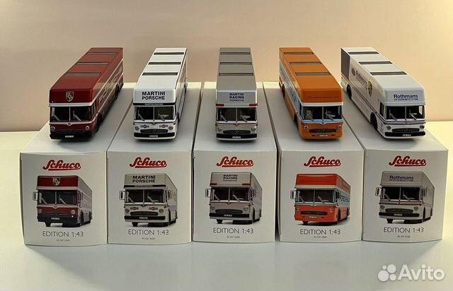 Mercedes-Benz O 317 Renntransporter Porsche 1:43