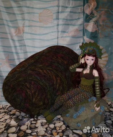 Блюдо-ракушка с раком