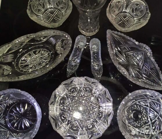 Ваза хрустальная