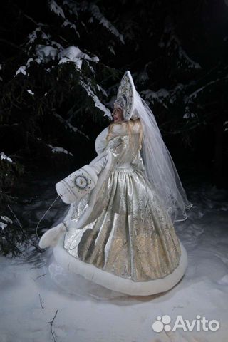 Костюм снегурочки взрослый