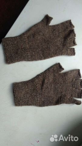 Перчатки без пальцев мужские