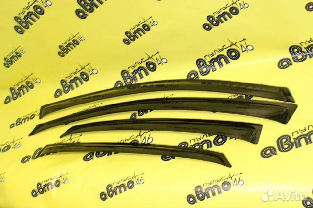 Дефлекторы окон ветровики Хендай Солярис 2017