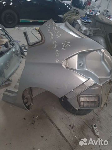 Крыло заднее левое Ситроен С4 хетчбэк Citroen B7