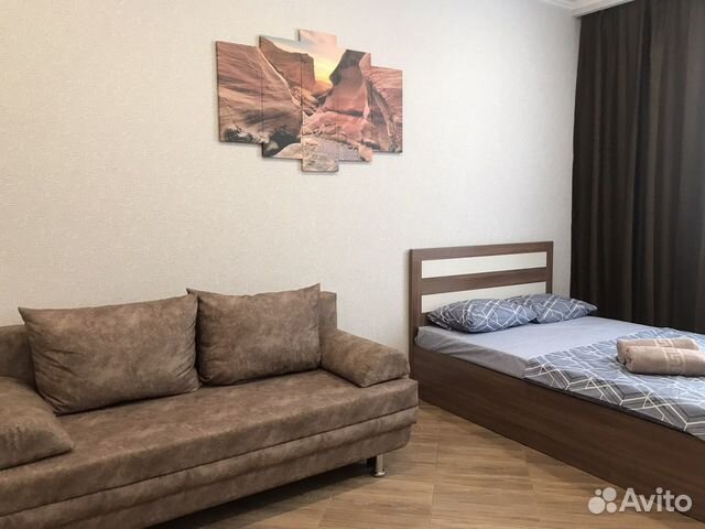 

Квартира-студия, 29 м², 2 кровати