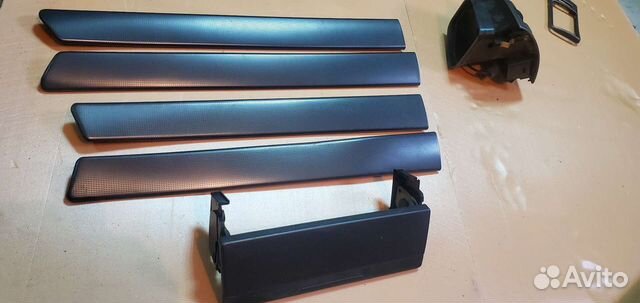 Карбон на Audi A6C5 накладки салона