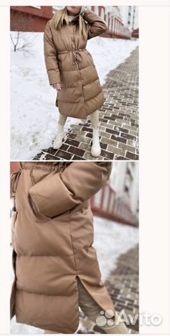 Куртка эко кожа зима