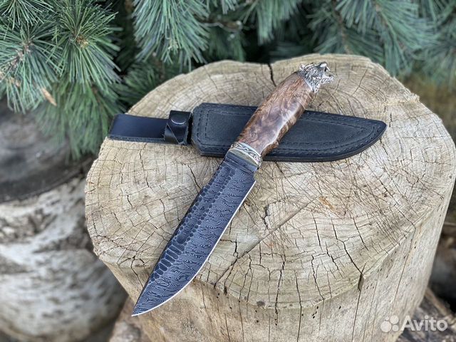 Нож из дамасской стали