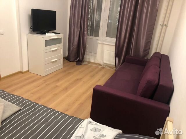 

1-к. квартира, 40 м², 2 кровати