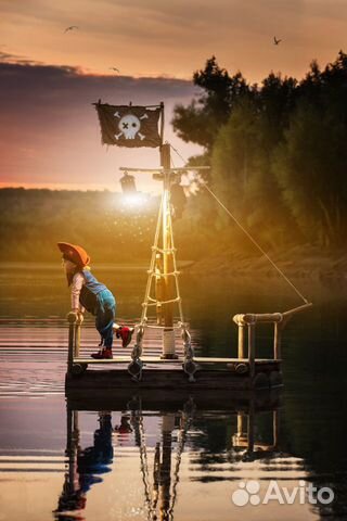 Продаю плот Деревянная нога в подарок:)