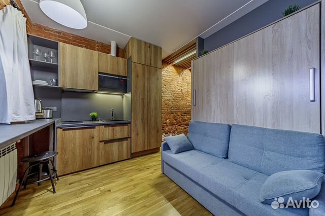 

Квартира-студия, 21 м², 2 кровати