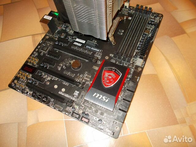 MSI Z97 gaming 7 + Core i5 4670K + Кулер