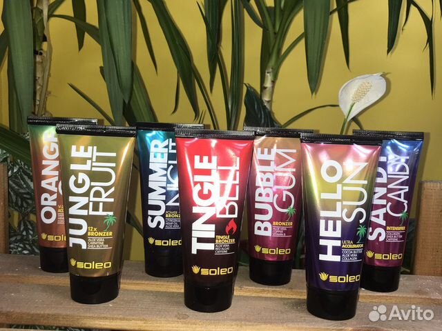 Крема для загара Soleo по 150 мл