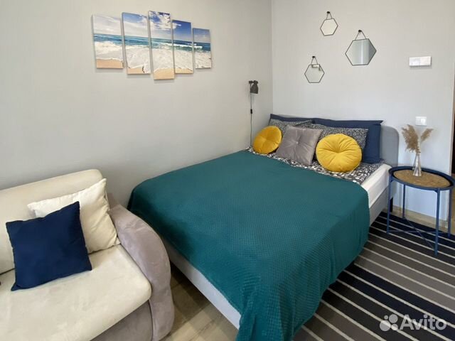 

Квартира-студия, 27 м², 2 кровати