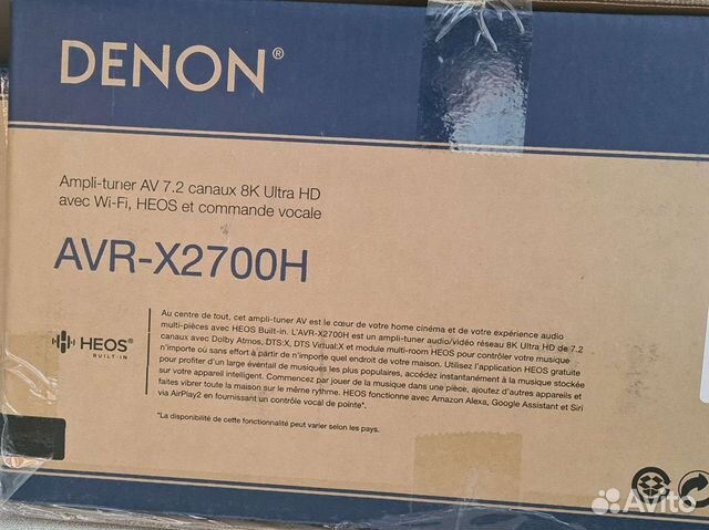 Новый ресивер Denon AVR x2700h