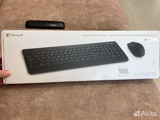 Беспроводная клавиатура и мышь microsoft