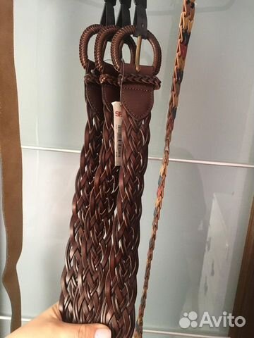 Ремень кожаный унисекс