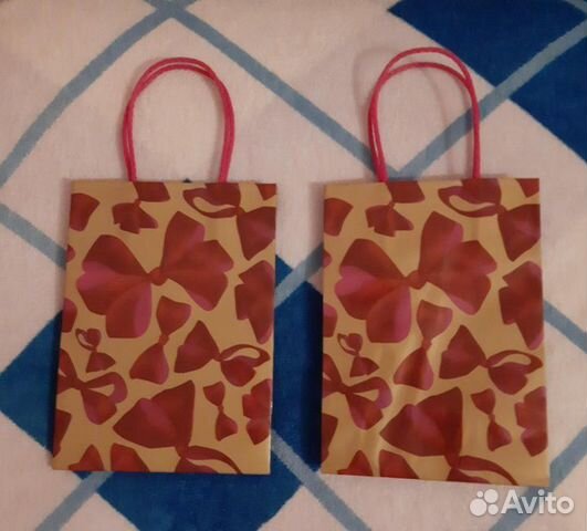 Пакеты подарочные новые
