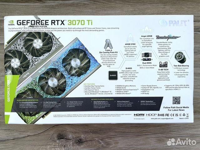 Новые Geforce RTX 3070 Ti Gamerock