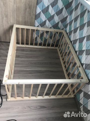 Детский деревянный манеж