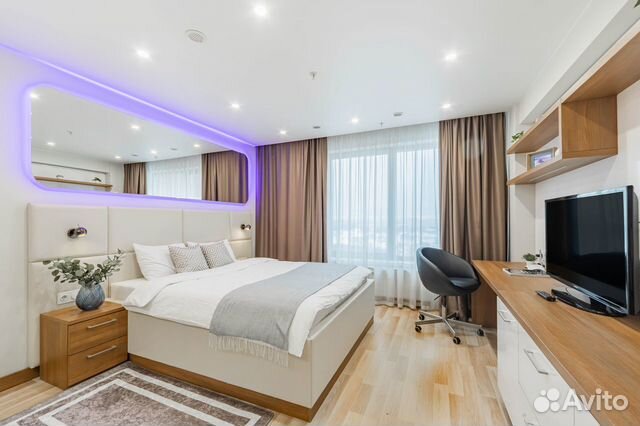 

Квартира-студия, 28 м², 1 кровать