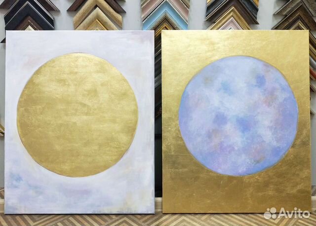 Картина с поталью на заказ