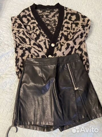 Шорты женские кожаные