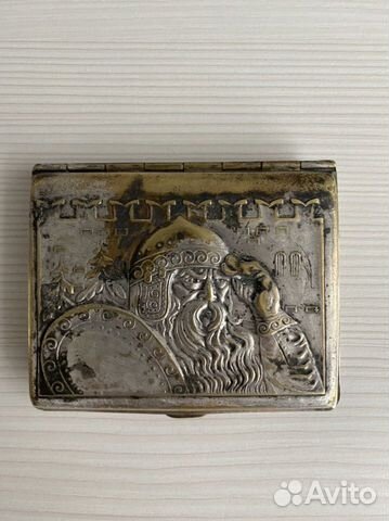 Портсигар « богатырская застава»