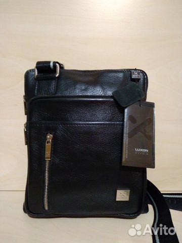 Сумка мужская кожаная luxon (новая)