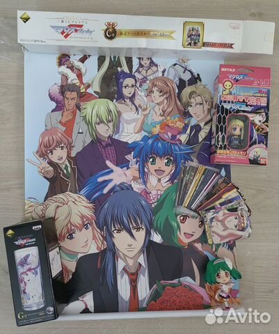 Аниме фигурка Гобелен Карточки Macross F Макросс