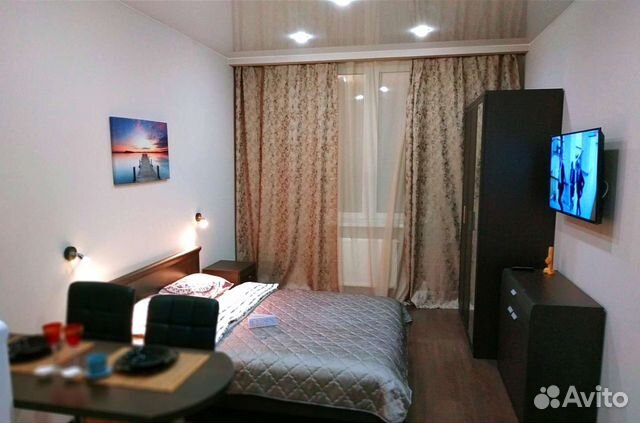 

Квартира-студия, 32 м², 1 кровать