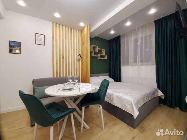 

Квартира-студия, 22 м², 2 кровати