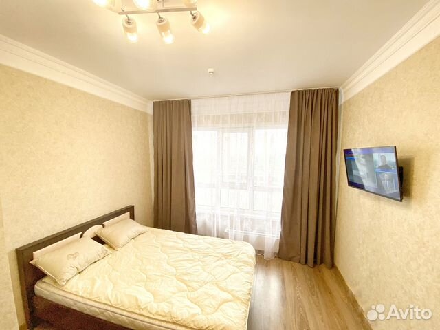 

1-к. квартира, 54 м², 2 кровати