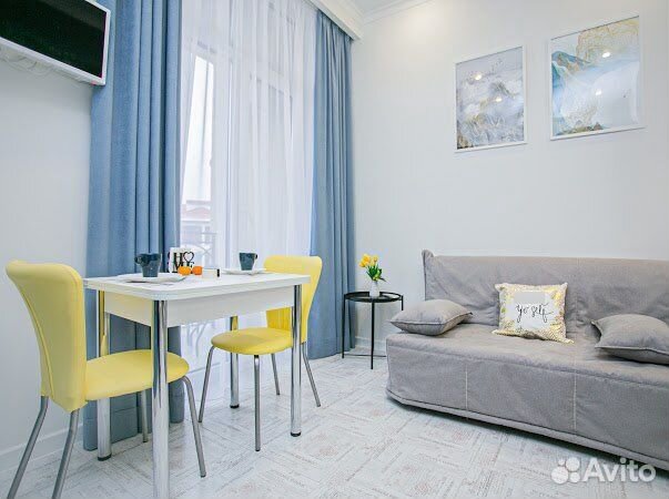 

Квартира-студия, 36 м², 2 кровати