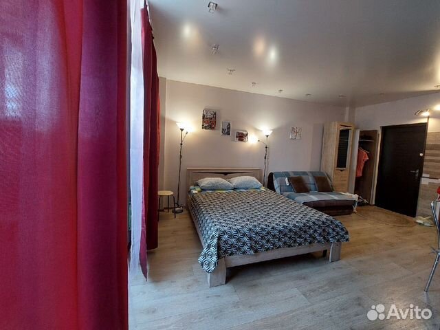 

Квартира-студия, 30 м², 1 кровать