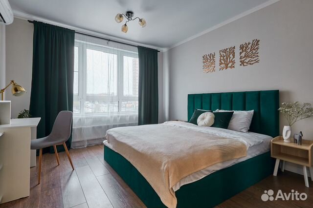 

1-к. квартира, 40 м², 2 кровати