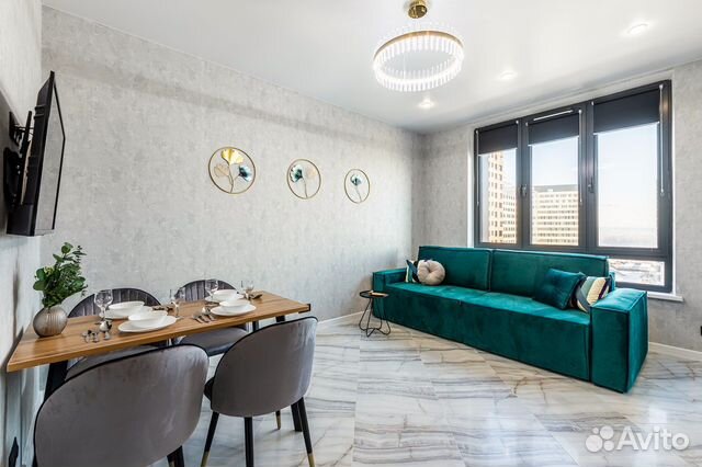 

1-к. квартира, 38 м², 2 кровати