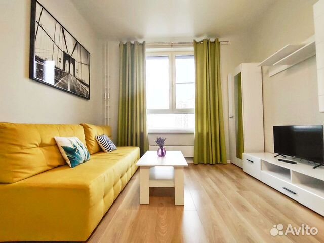 

1-к. квартира, 43 м², 2 кровати